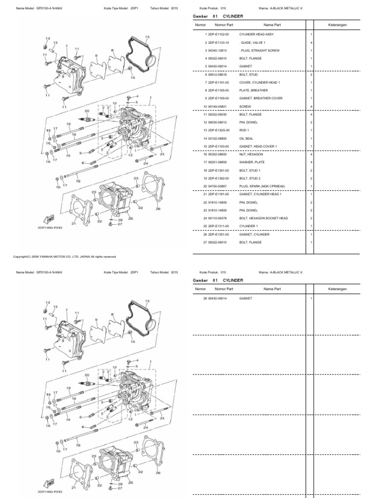 N-MAX Parts Catalouge