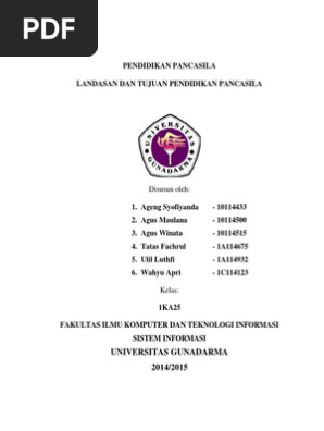 Makalah Landasan Dan Tujuan Pendidikan Pancasila Rev 01