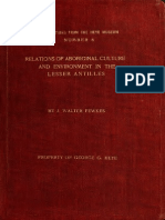 Relations of Aboriginal culture and environment in the Lesser Antilles