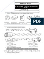 Ficha Matematica 4º Ano