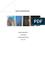 Sagrada Familia - Kritik Arsitektur