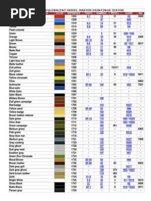 ItaleriAcrylicPaint Conversion Chart PDF Grey Image, 42% OFF