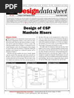 Design of CSP Manhole Risers