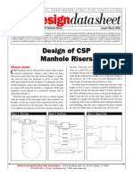 Design of CSP Manhole Risers