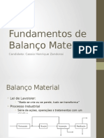 Fundamentos de Balanço Material