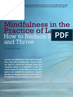 Mindfulness in The Practice of Law: How To Reduce Stress and Thrive