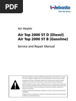 Webasto at 2000 ST Service Manual