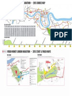 #LondonMarathon Course Map 2015