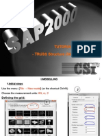 Tutorial 1 - TRUSS Structure (Static Analysis)