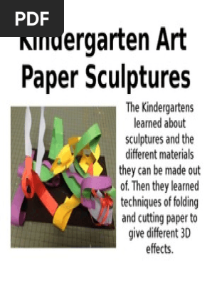 k - paper sculptures write-up