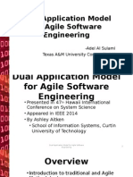 Dual Application Model For Agile Software Engineering