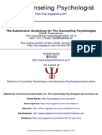 The Submission Guidelines For The Counseling Psychologist
