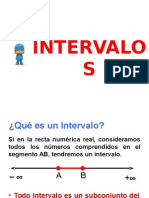 Intervalos Operaciones