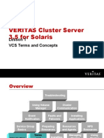 VERITAS Cluster Server 3.5 For Solaris: Lesson 1 VCS Terms and Concepts