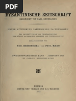 Byzantinische Zeitschrift Jahrgang 22 (1913)