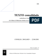 Directiva 2001-29-CE, relativa a la armonizacion de determinados aspectos de los derechos de auto