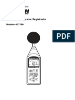 Sonometro Integrador Registrador Modelo 407780
