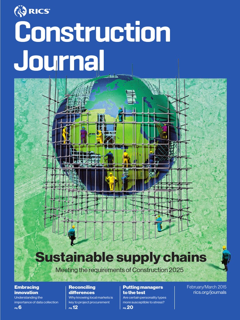 Construction Journal February March 2015 PDF Supply Chain Supply