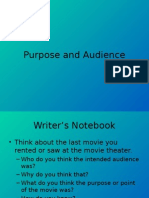 Purpose and Audience