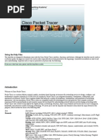 Packet Tracer Help