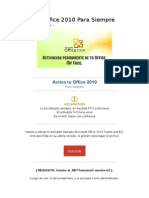 Activar Office 2010 Para Siempre