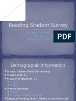 Student Reading Survey
