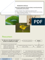 Silbido en Orugas Defensa Resumen de artículo