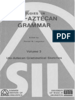 Cover For SIL Book On Uto Aztecan Languages