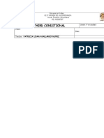 Practice Third Conditional: Grade:5° Secondary Name: Date: Teacher