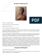 Biografía de Montesquieu