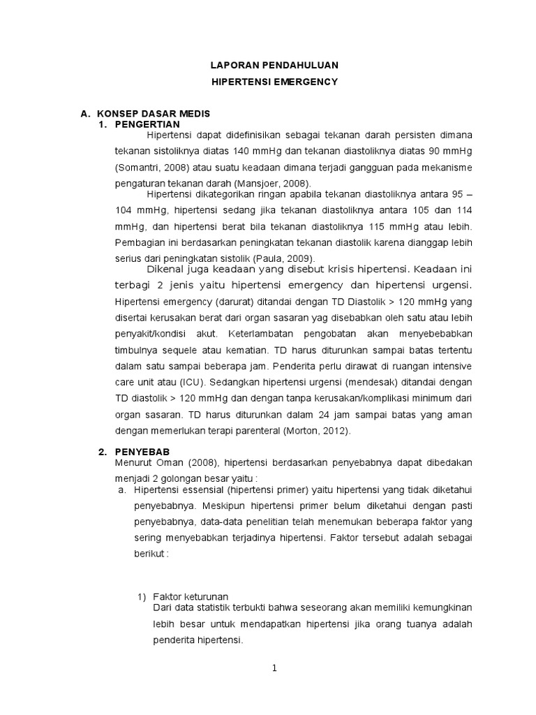 Laporan Pendahuluan | PDF