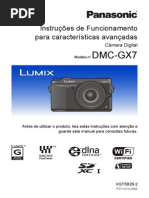Manual câmera GX7 Panasonic - Português
