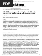 A Multi-Scale Approach to Coping With Climate Change and Other Collective Action Problems