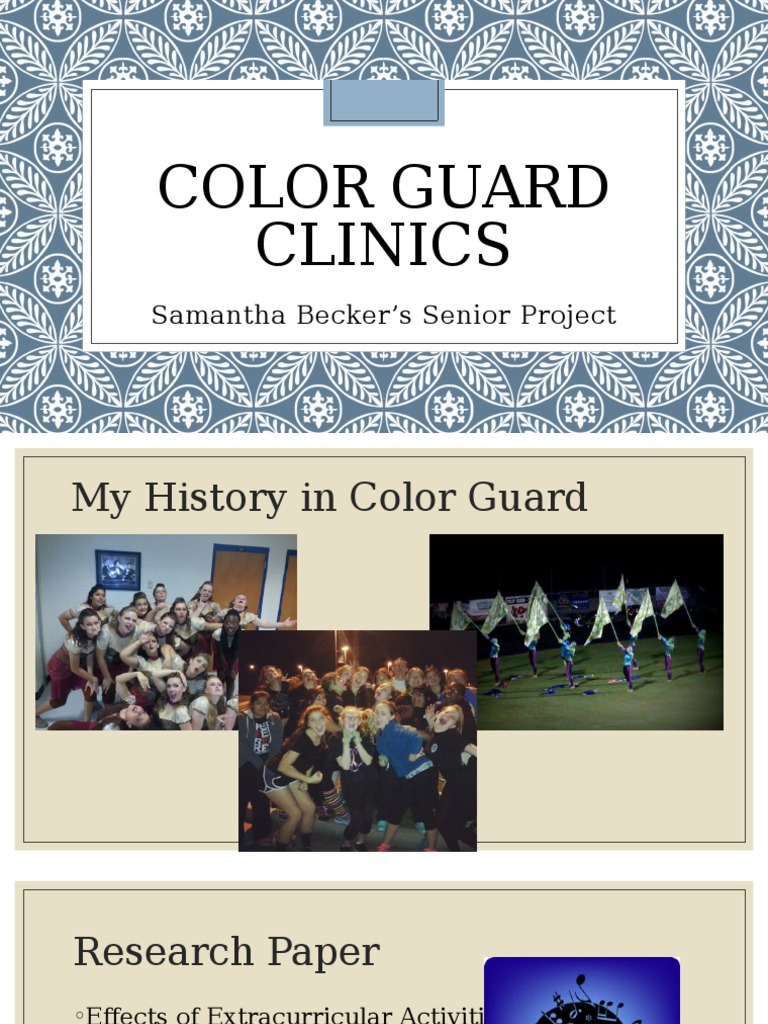 Color Guard Clinics & Benefits | PDF | Business | Art