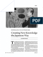 Creating New Knowledge The Japanese Way