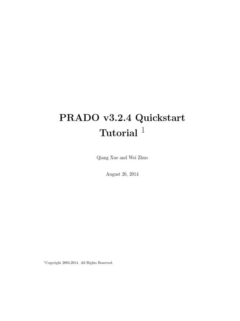 Prado | PDF | Php | Command Line Interface