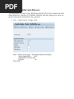 Third Party Sales Process - Manual