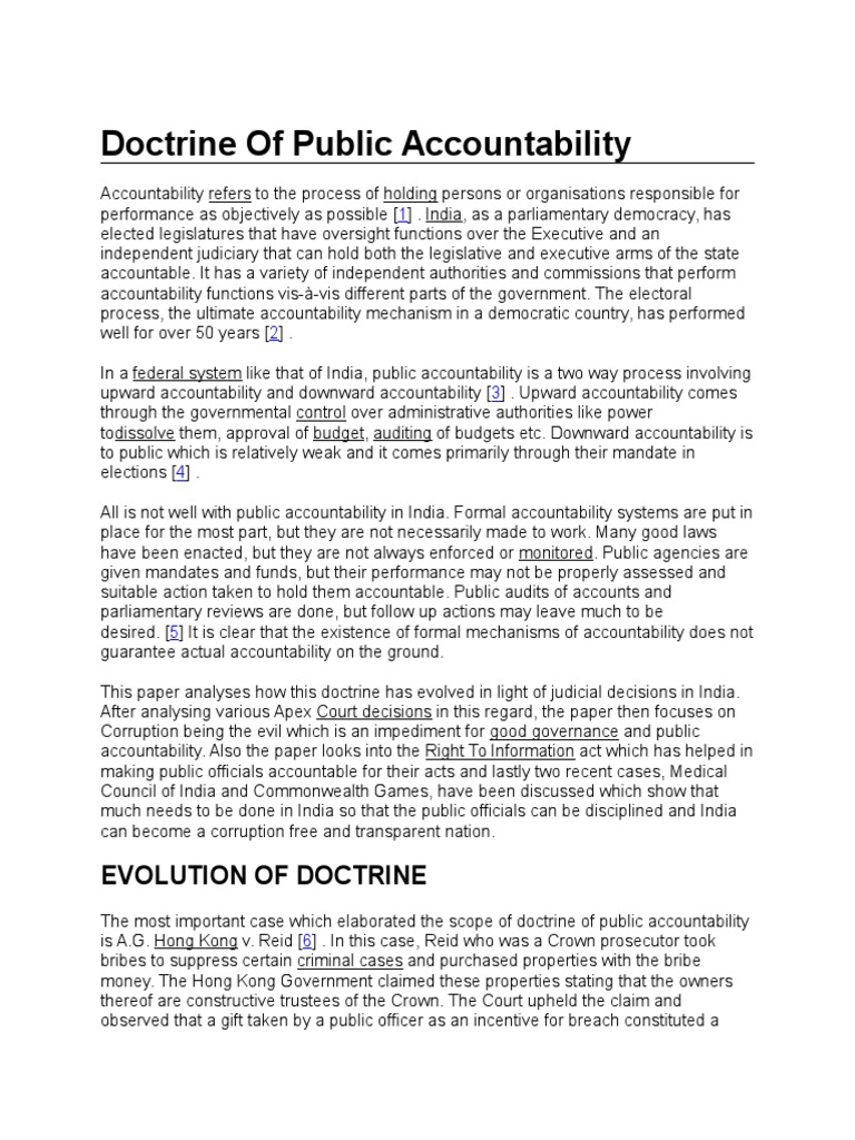 doctrine-of-public-accountability-pdf-accountability-corruption