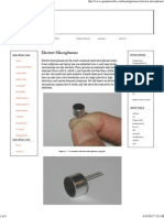 How Electret Microphones Work