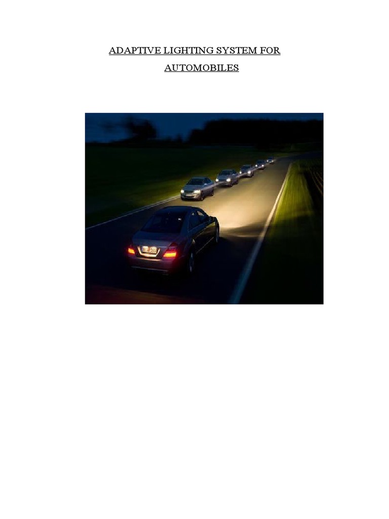 Adaptive Lighting System For Automobiles PDF Rectifier Power Supply