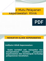 Indikator Mutu Pelayanan Keperawatan