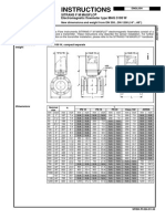 Instructions: Sitrans F M Magflo Electromagnetic Flowmeter Type MAG 5100 W