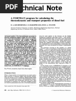 Fortran Program For Thermodynamics