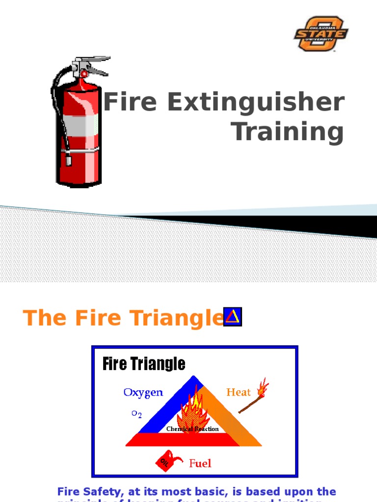 Fire Extinguisher Training PDF Chemistry Chemical Substances