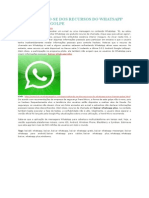 Aproveitando-Se Dos Recursos Do Whatsapp para Chamar Golpe