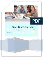 Statistics Tutor Help