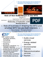 Role of Non State Actors in The WTO
