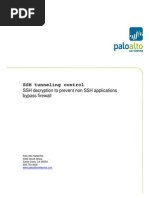 SSH Tunneling Control: SSH Decryption To Prevent Non SSH Applications Bypass Firewall