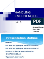 Emergencies Handling in Unit 5 by Anoop