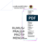 Rumusan Praujian Protim Mengira: Sekolah Kebangsaan Teluk Menara 21200 Kuala Terengganu Terengganu Darul Iman